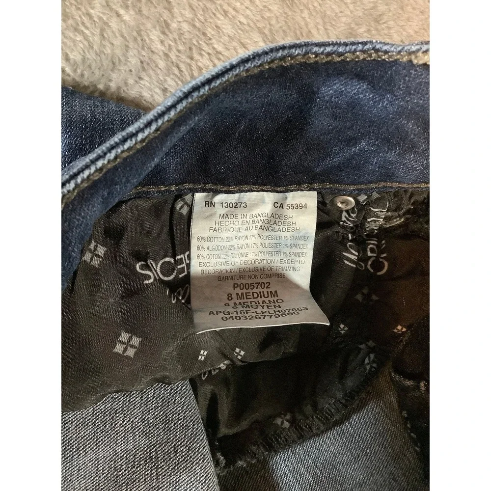 Lee Platinum Label Women's Curvy Fit Bootcut Jeans Blue Size 8 Stretch Denim